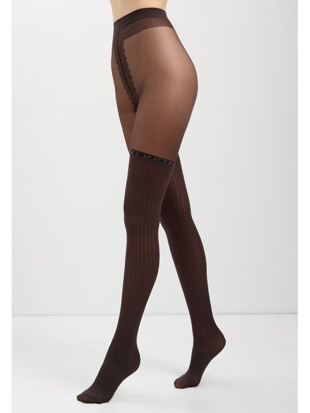 Women's tights CONTE ELEGANT GLAM, s.2, grafit - 7