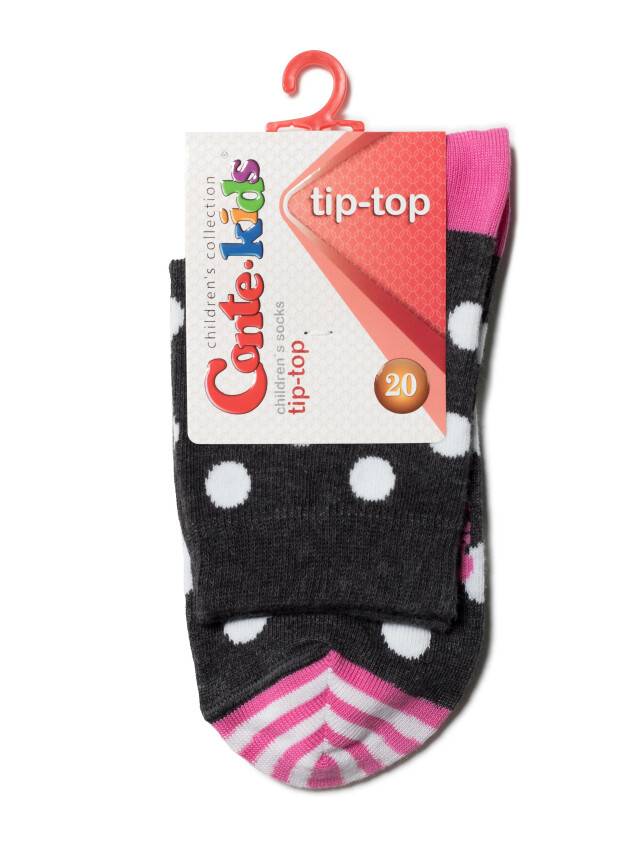 Children's socks CONTE-KIDS TIP-TOP, s.30-32, 274 dark grey - 2
