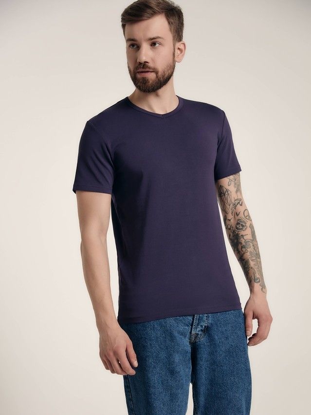 Men's sweatshirt DiWaRi BASIC MF 310-10, s.170,176-100, dark lilac - 1
