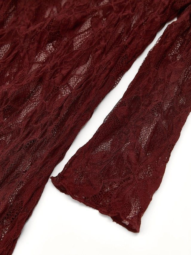 Women's polo neck shirt CONTE LD 3501, s.170-84, burgundy - 6