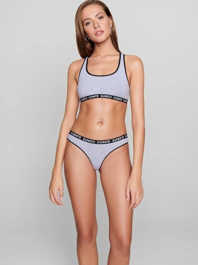 Women's bustier CE ULTIMATE COMFORT LBE 995, s.170-96, grey melange - 7