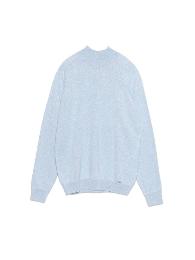 Women's polo neck shirt CONTE ELEGANT LDK099, s.170-84, light steel blue - 2