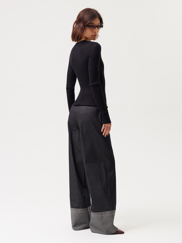 Women's pullover CONTE LDK25164, s.170-84, black - 2