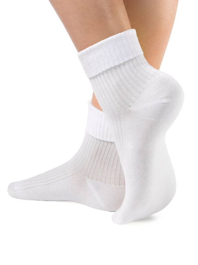 Women's socks CONTE ELEGANT CLASSIC, s.23, 013 white - 1