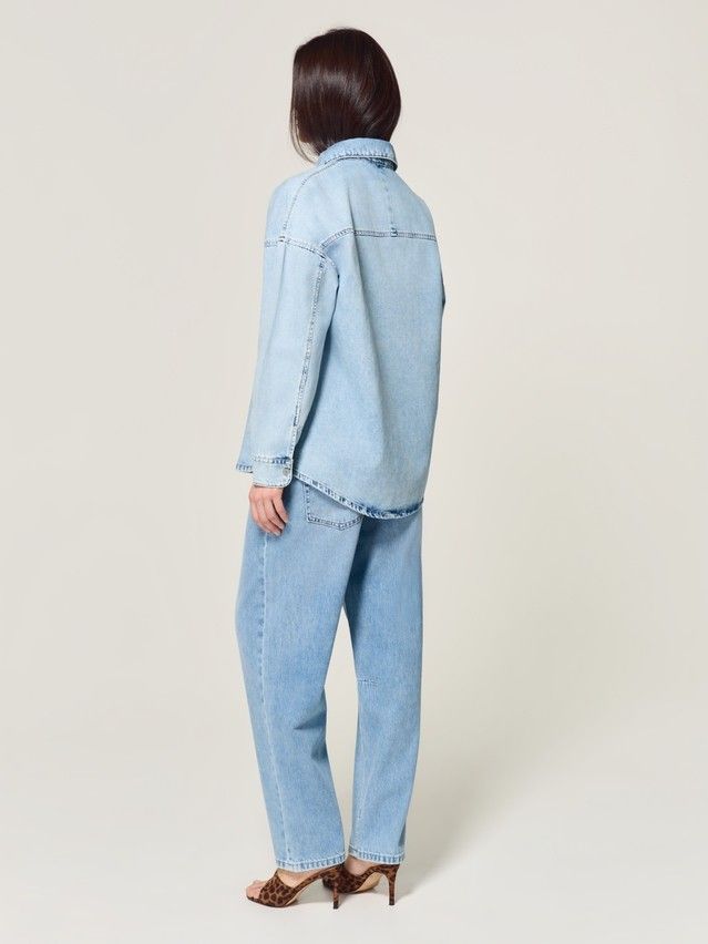 Denim windbreaker CONTE CON-925, s.170-84-90, light blue - 6