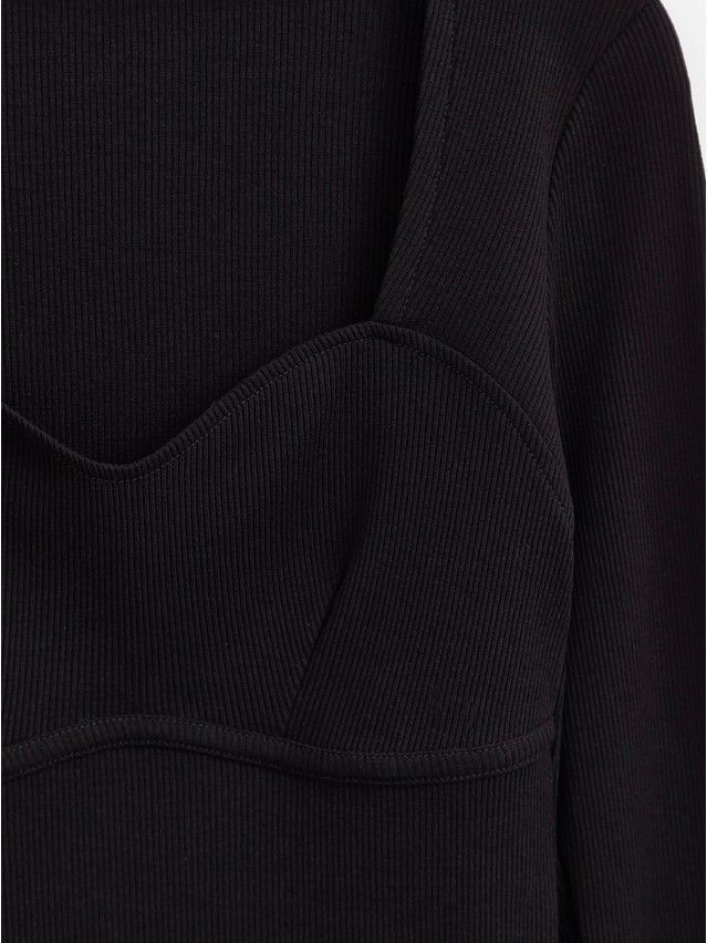 Women's polo neck shirt CONTE ELEGANT LD 1613, s.170-92, black - 6