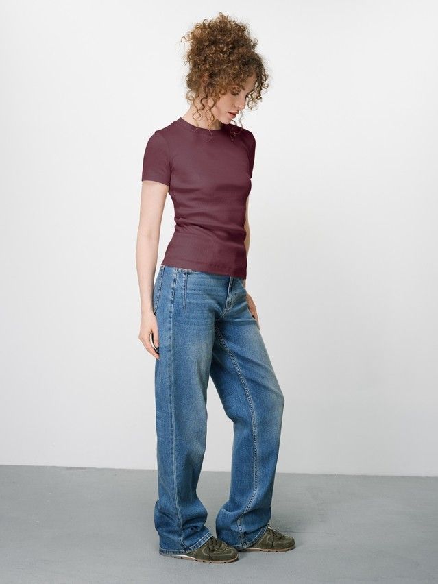 Women's T-shirt CONTE ELEGANT BASIC COLLECTION LFB 5023, s.170-92, truffle - 3