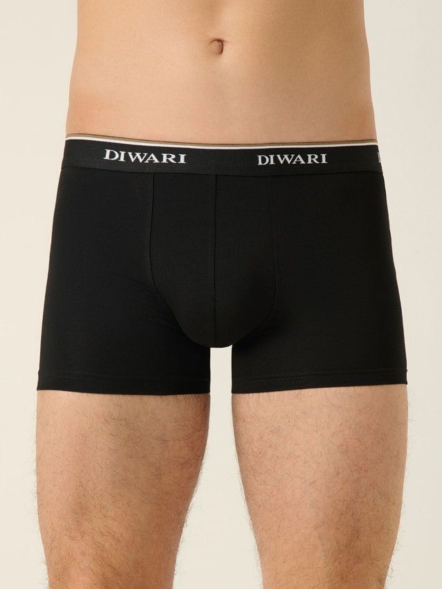 Men's underpants DIWARI PREMIUM MSH 1568, s.78,82, black-black strip - 1