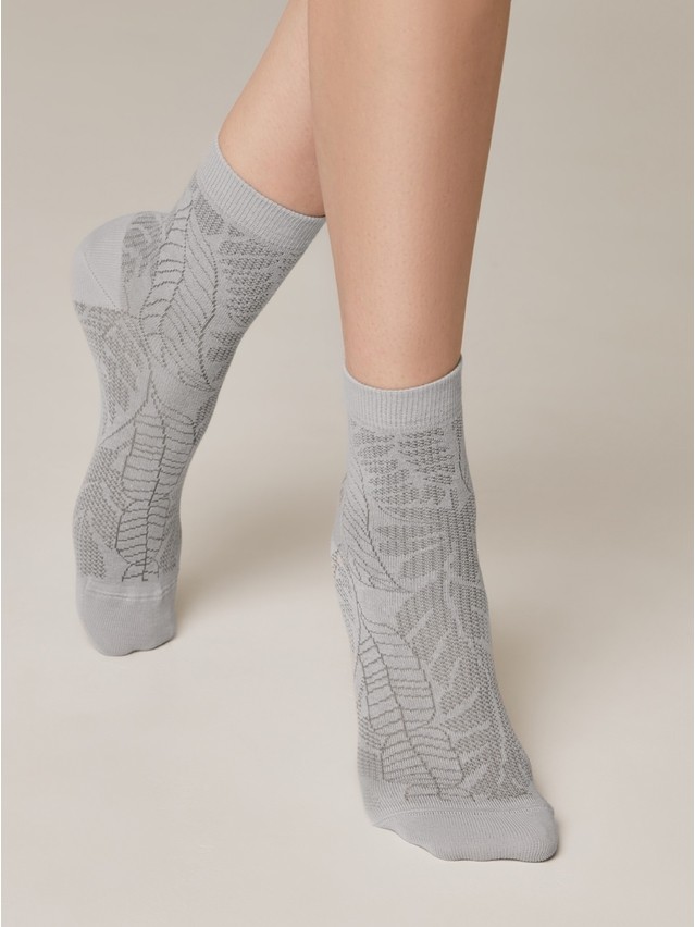 Women's socks CONTE ELEGANT CLASSIC, s.23, 530 light grey - 2