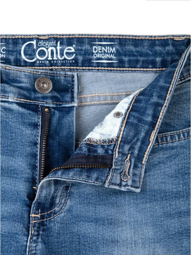 Denim trousers CONTE ELEGANT 4640/4915L, s.170-102, dark blue - 5