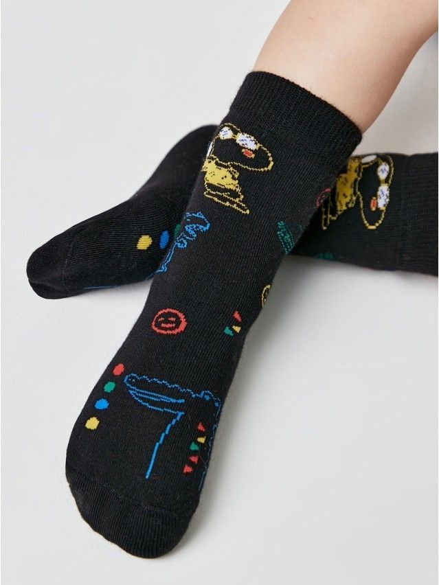 Children's socks CONTE-KIDS SOF-TIKI, s.16, 765 black - 3