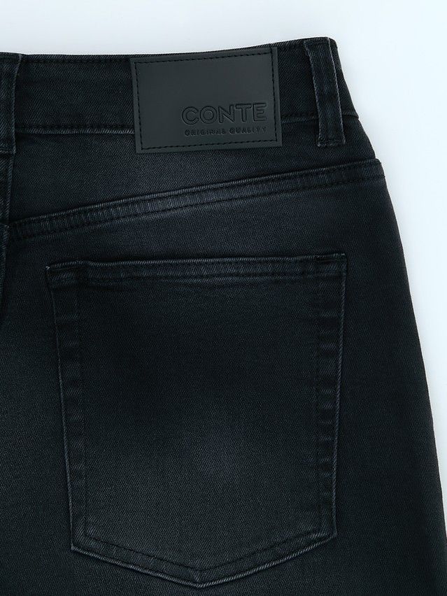 Women's jeans CONTE CON-800, s.164-90, washed black - 10