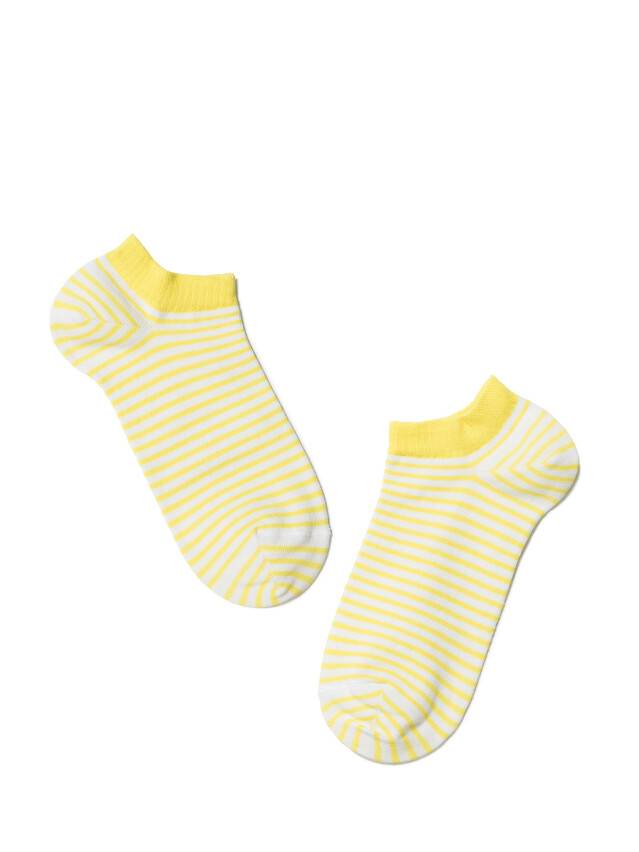 Women's socks CONTE ELEGANT ACTIVE, s.25, 073 white-yellow - 2