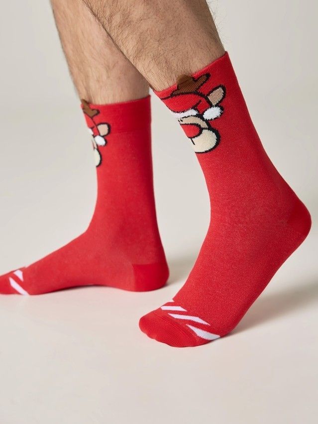 Men's socks DIWARI NEW YEAR, s.27-29, 629 red - 3