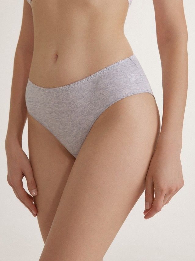 Women's panties CONTE ELEGANT BASIC COLLECTION LB 2014.2, s.94, grey melange - 1
