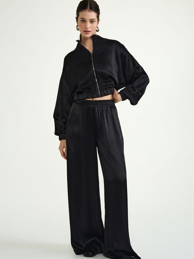 Women's trousers CONTE ELEGANT LBK 3008, s.170-84-90, black - 2