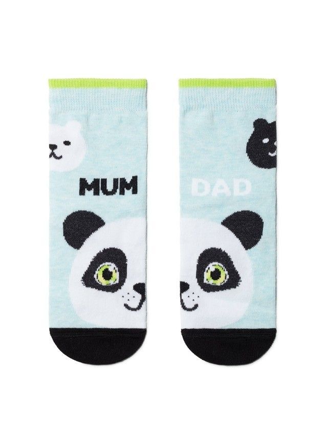 Children's socks CONTE-KIDS CHEERFUL LEGS, s.24-26, 281 pale turquoise - 1