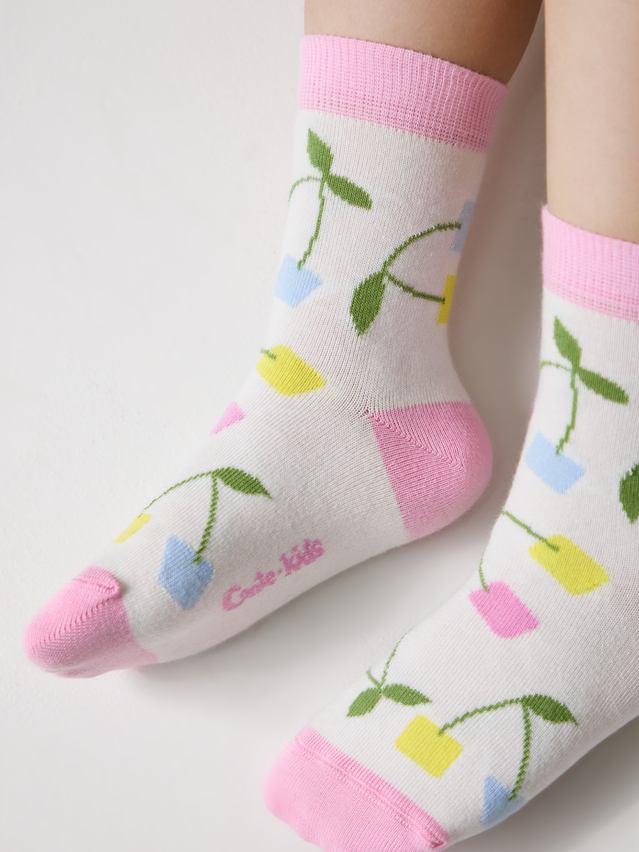 Children's socks CONTE-KIDS TIP-TOP, s.12, 1032 milky-light pink - 4