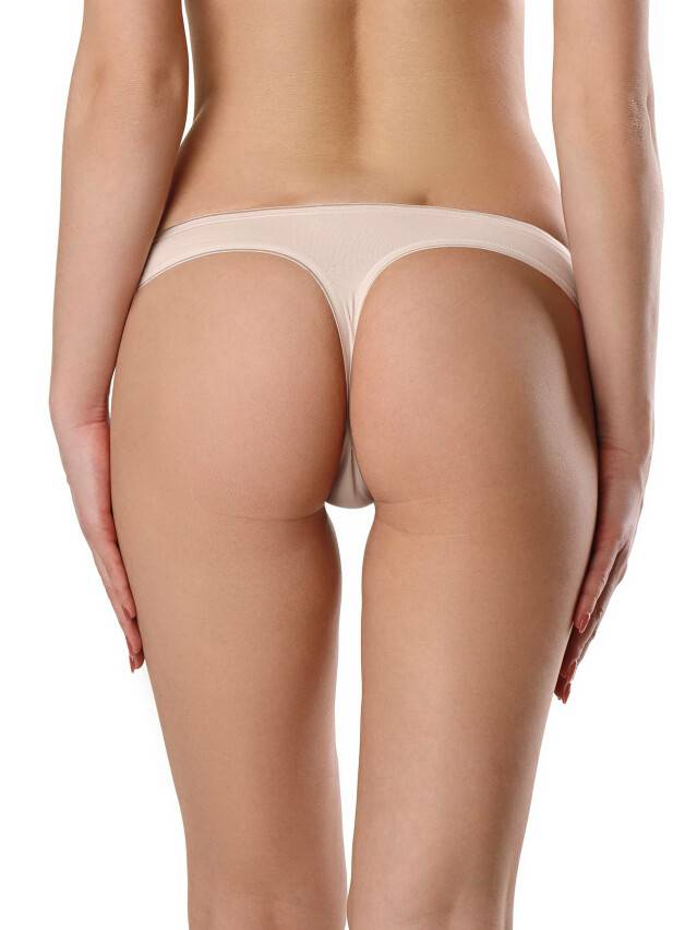Women's cotton thong, LST 2000, 90 / XS, nude - 5