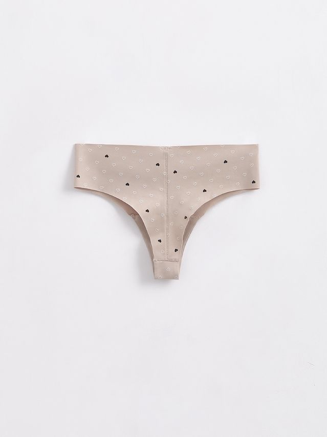 Women's panties CONTE ELEGANT INVISIBLE LBR 975, s.90, cappuccino-white - 2