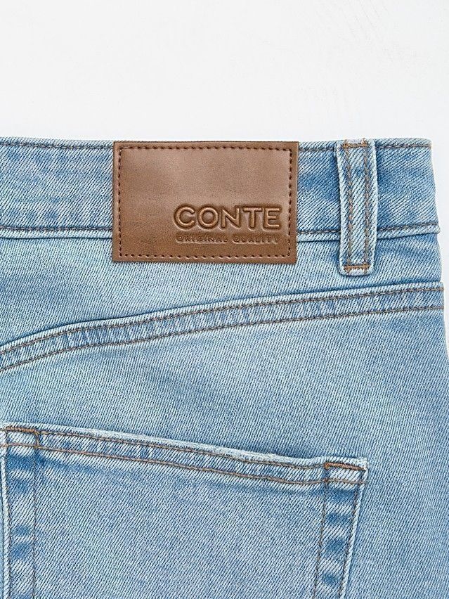 Denim trousers CONTE ELEGANT CON-730, s.170-102, light blue - 10