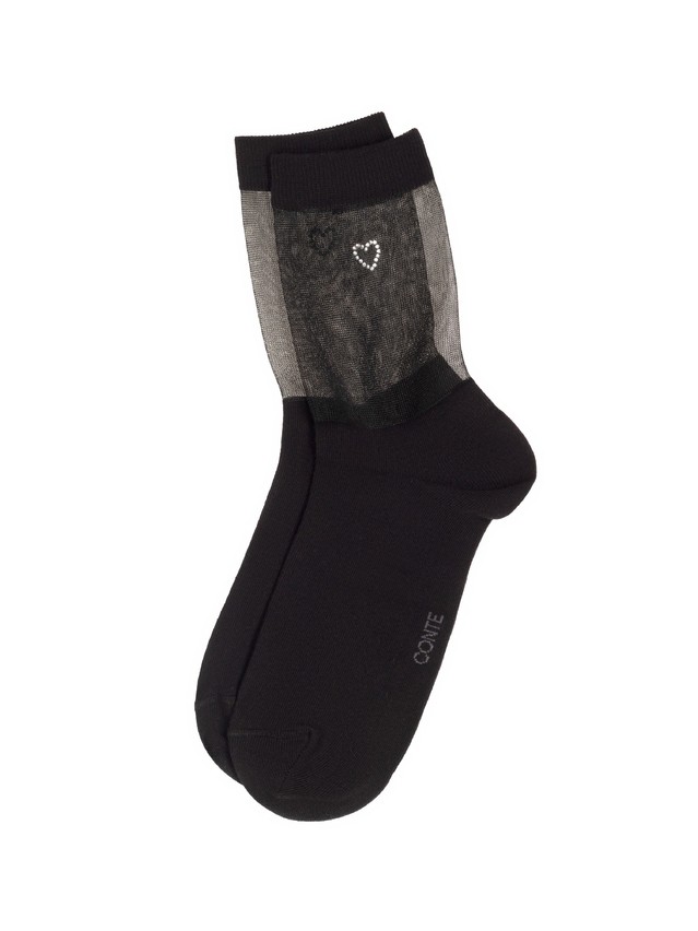Women's socks CONTE ELEGANT CLASSIC, s.23-25, 684 black - 3
