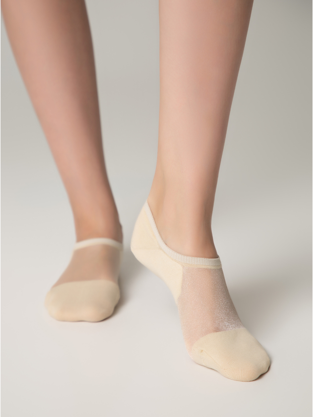 Women's socks 18S-4SP, s.36-38, 000 beige - 3