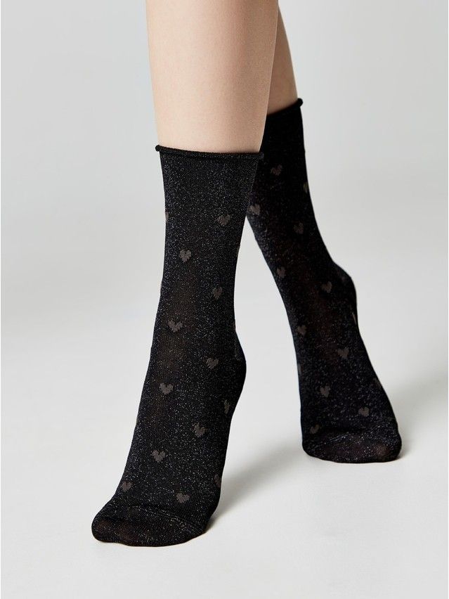 Women's socks CONTE ELEGANT FANTASY, s.23-25, 592 black - 5