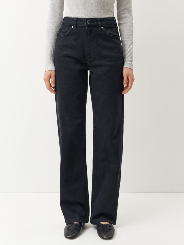 Women's jeans CONTE CON-948, s.164-90, washed black - 4