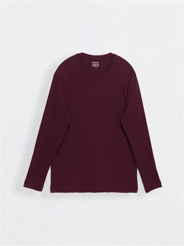 Men's polo neck shirt DiWaRi MD 695, s.170,176-100, wine-coloured - 1