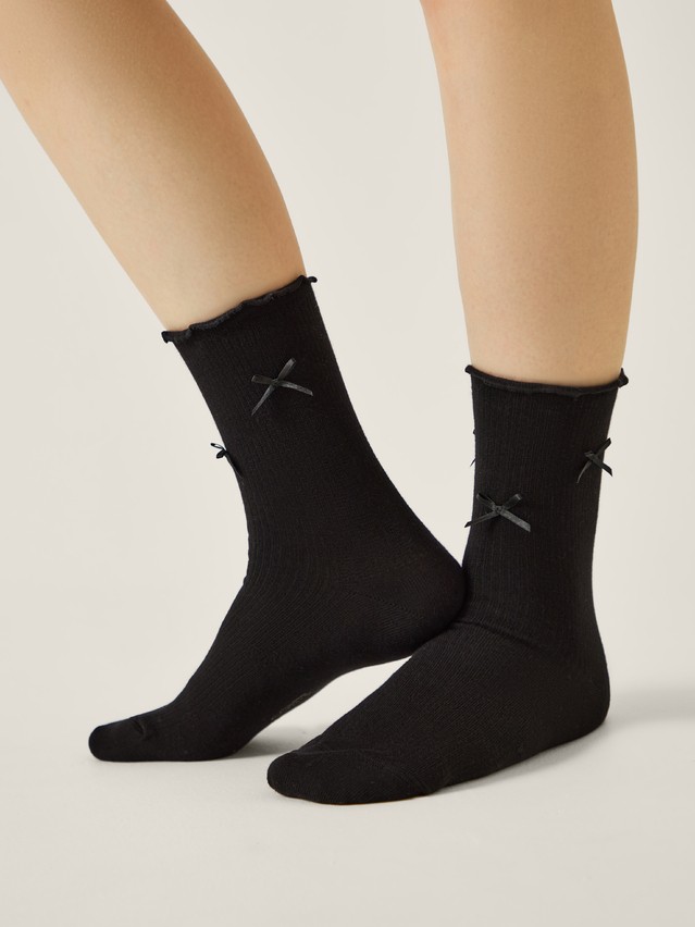 Women's socks CONTE ELEGANT FANTASY, s.23-25, 819 black - 1