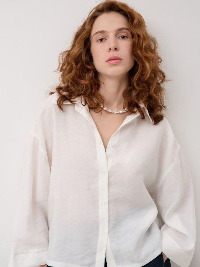 Women's shirt CONTE LRU 3423, s.170-84-90, ecru - 5