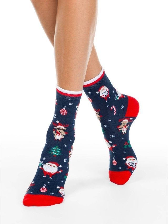 Women's socks CONTE ELEGANT NEW YEAR, s.36-39, 517 navy - 1