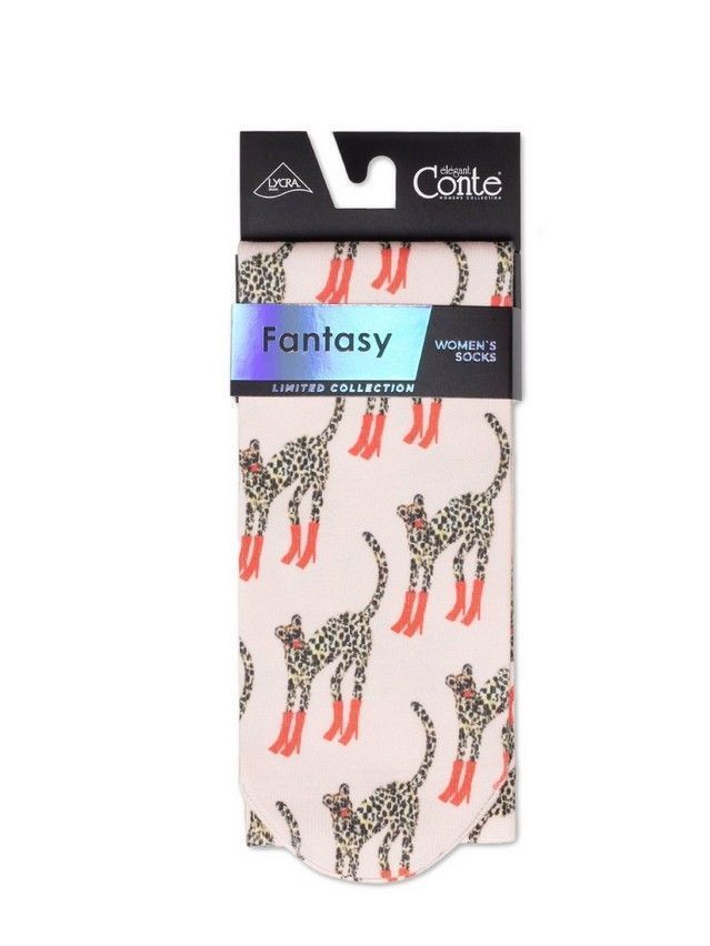 Women's socks CONTE ELEGANT FANTASY, s.23-25, 321 peach - 3