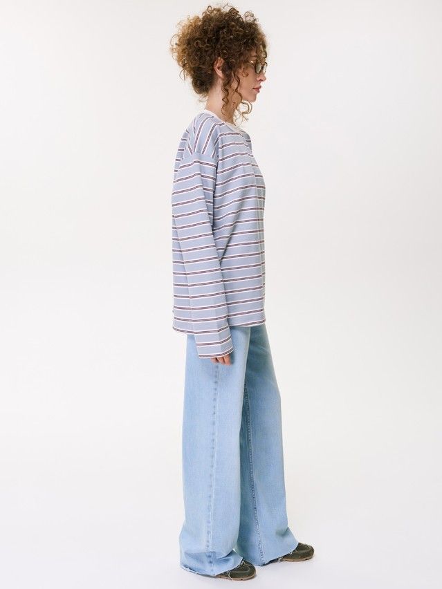 Women's jumper CONTE LD 3591, s.170-84, grey-wine-ecru - 5