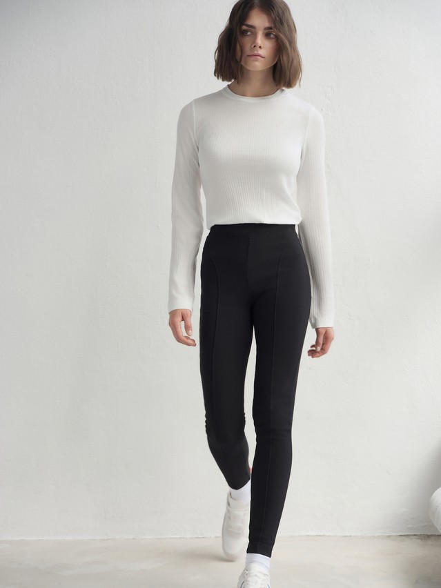 Women's leggings CONTE LLG 3214, s.164-102, black - 1
