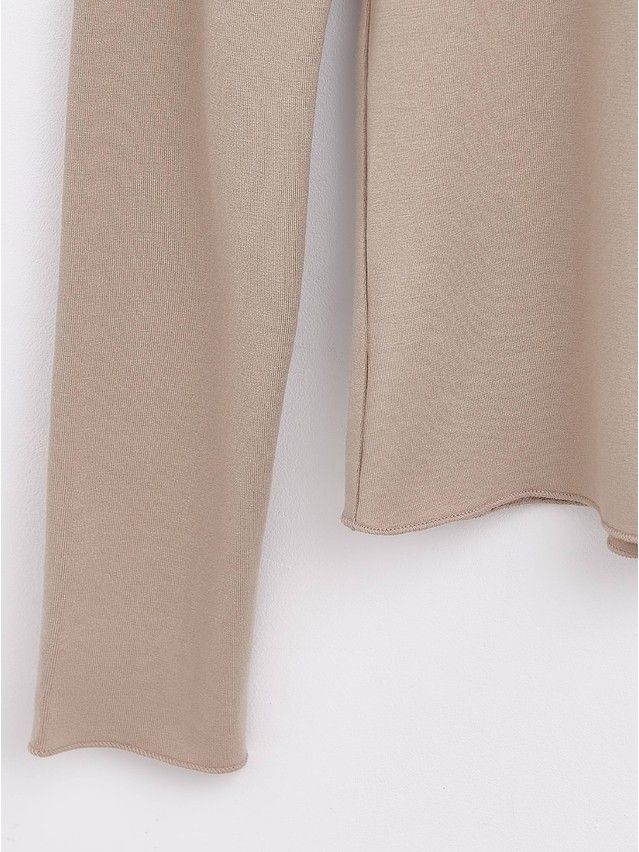 Women's polo neck shirt CONTE ELEGANT LD 1445, s.170-92, light cappuccino - 4