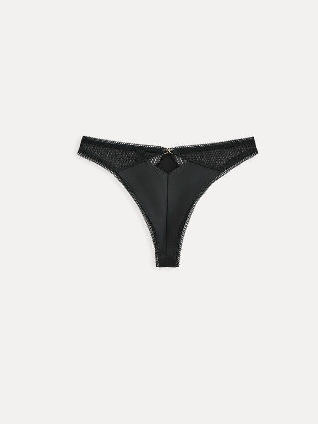 Women's panties CONTE INFINITY LBR 3350, s.90, black - 4