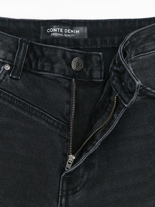 Women's jeans CONTE CON-801, s.164-90, washed black - 10