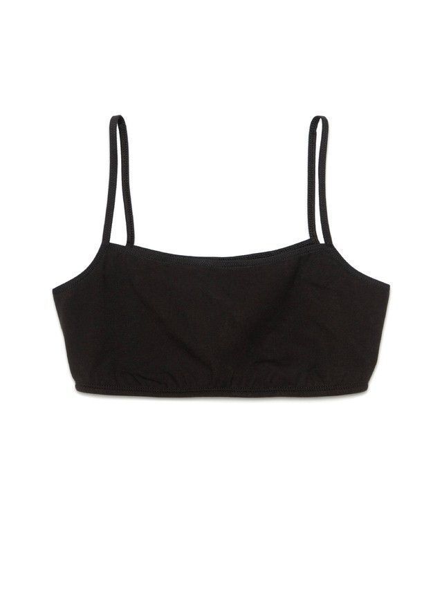 Women's cotton bustier LBE 2017, size 84 / XS, black - 5