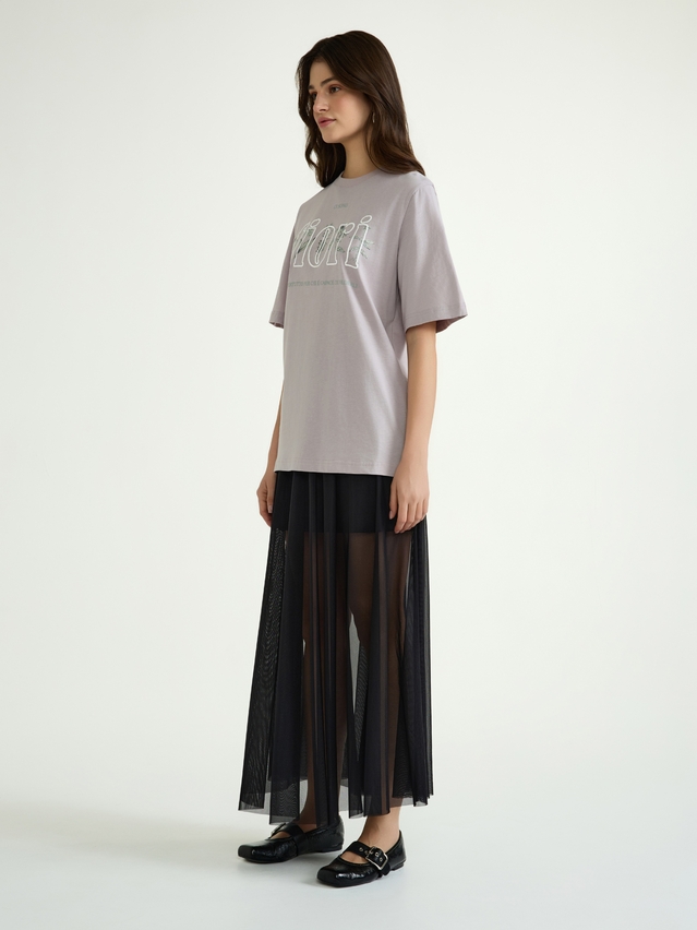 Women's polo neck shirt CONTE ELEGANT LD 3036, s.170-92, coffee-fiori - 5