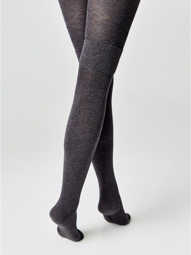 Children's tights CONTE-KIDS TIP-TOP, s.140-146 (22),682 dark grey - 4