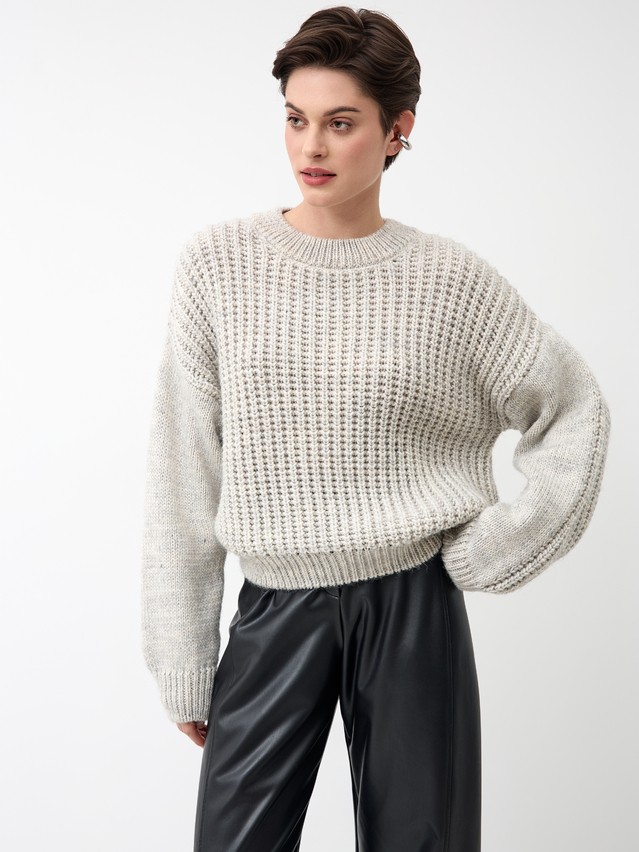 Women's pullover CONTE ELEGANT LDK24137, s.170-84, light gray melange - 10