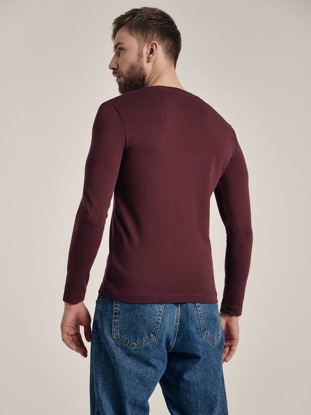 Men's jumper MD 696, s.170,176-104, dark bordo - 3
