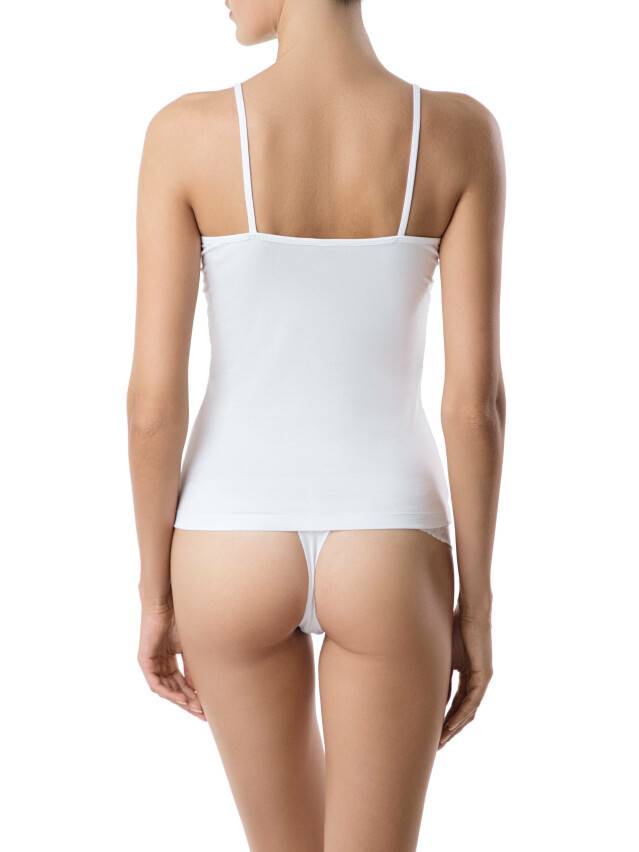Woman's sleeveless top CONTE ELEGANT MACRAMER ART LT 772, s.170-84, white - 2