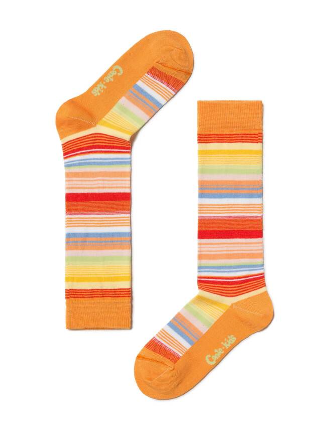 Children's knee high socks CONTE-KIDS TIP-TOP, s.24-26, 024 orange - 1