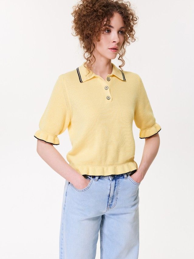 Women's pullover CONTE LDK2635, s.170-84, yellow - 3