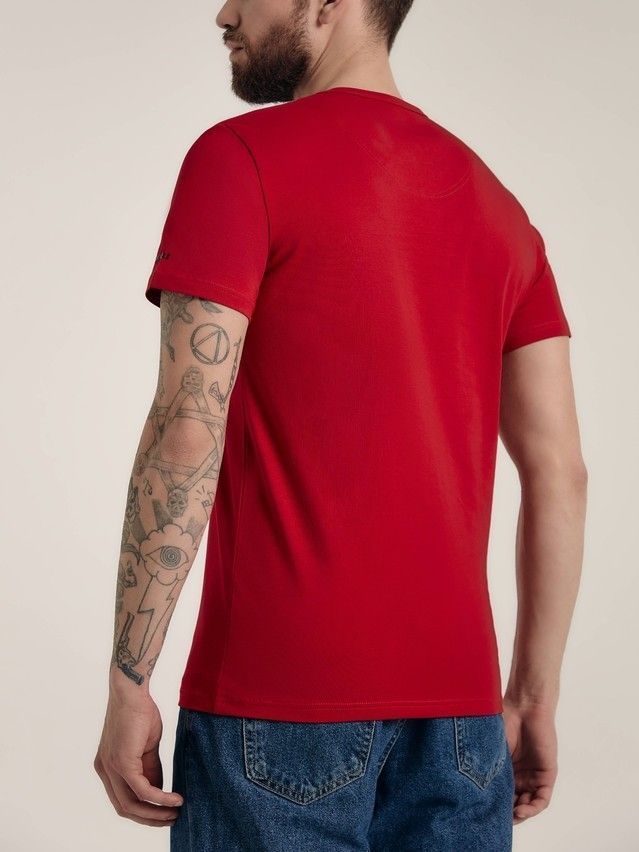 T-shirt BASIC MF 310-10, s.170,176-100, dark red - 6