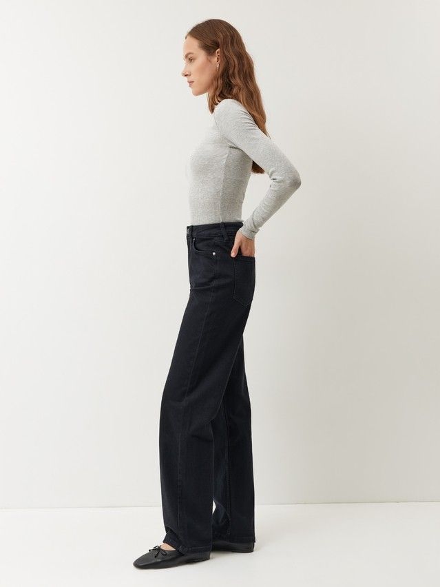 Women's jeans CONTE CON-948, s.164-90, washed black - 3