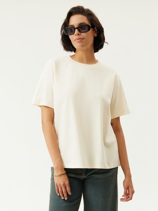 Women's jumper CONTE ELEGANT BASIC COLLECTION LD 5025, s.170-100, light yellow - 4